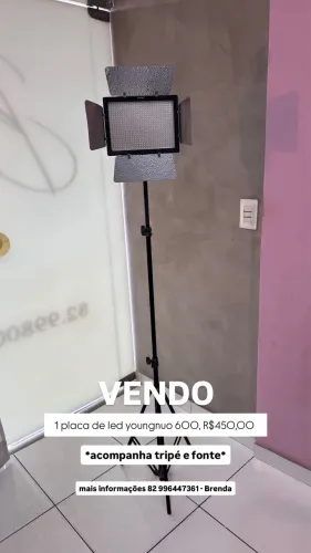 Placa de led youngnuo 600