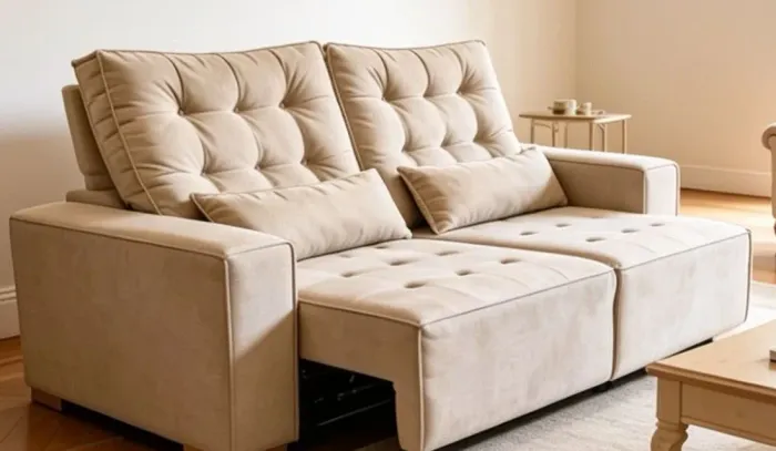 Sofá retrátil reclinável confortável e elegante perfeito para sua sala de estar 