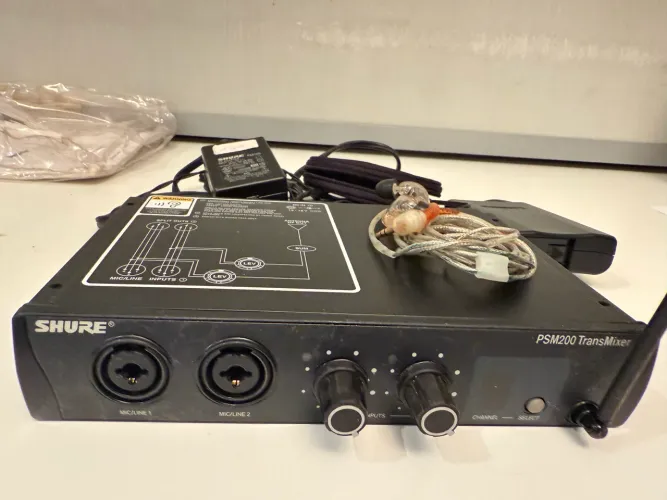 Sistema Monitor Sem Fio Shure Psm200 In-ear