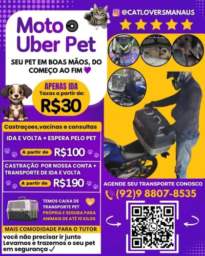 Transporte Pet - Uber Dog ,Uber Pet ,táxi Dog 
