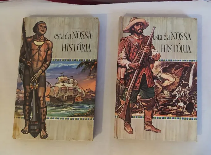 DOIS LIVROS da Coleção Esta é a NOSSA HISTÓRIA - Volumes 1 e 2.