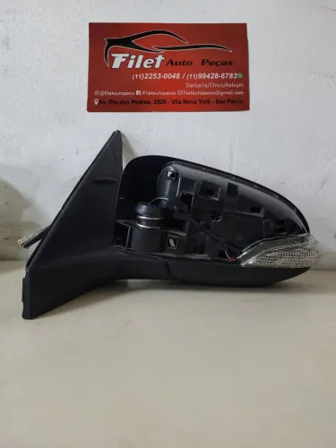 Retrovisor esquerdo Toyota Etios 2014 a 2017 (sem capa)