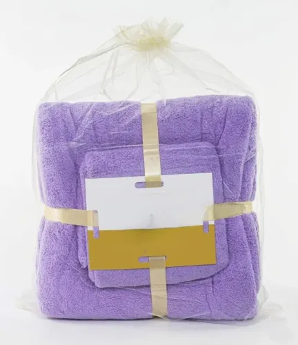 toalhas banho academia microfibra praia absorve limpa seca-roxo bm-f1704