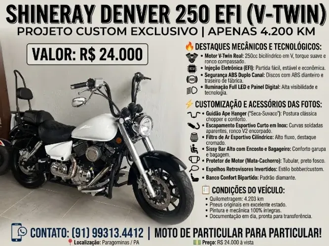 Shineray Denver 250 customizada