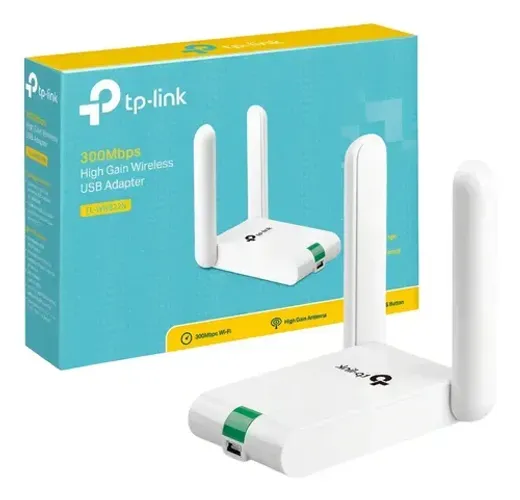 Adaptador Tp-link Wireless Usb 300mbps Tl-wn822n 2x Antenas