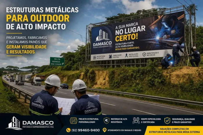 Estrutura Metálica para Outdoor | Fabricação e Instalação