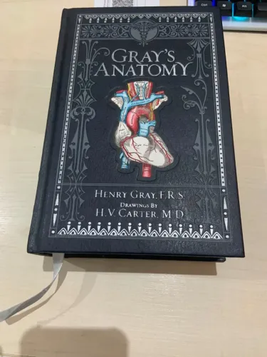 Gray's Anatomy by Henry Gray Novo couro selado colecionável ilustrado (edição em inglês)