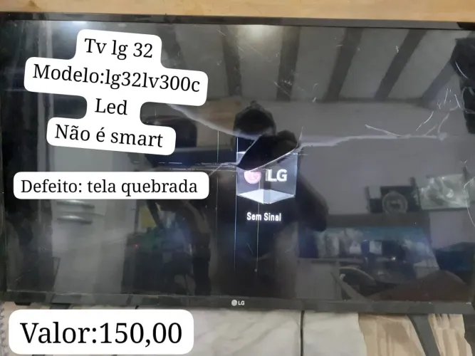 Tv 32 lg com defeito! Aceito proposta