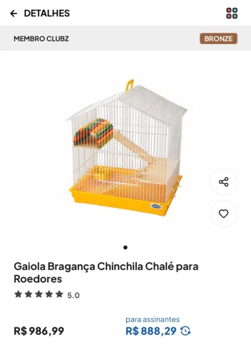 Gaiola para Roedores