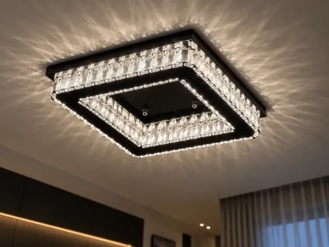 Lustre LED de cristal - excelente estado