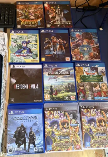 Lote de jogos ps4 ps5 ps3