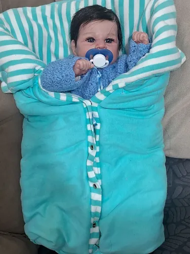 Bebê Reborn Elijah + Saco Dormir