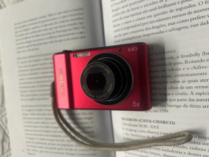 Câmera Samsung st66 vermelha
