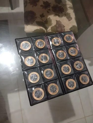 Coleção de moedas 