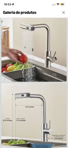 Torneira gourmet