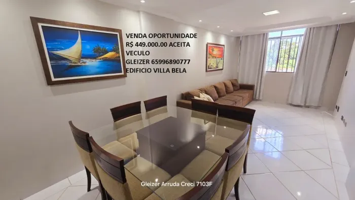 EDIFICIO VILA BELA 90 m 3 quartos COM PLANEJADOS AR CONDIONADO SOL DA MANHA REFORMADO LD D