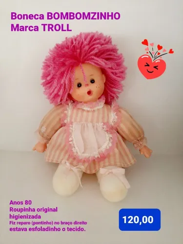 Boneca Bombomzinho da Troll anos 80
