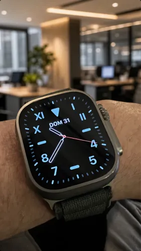 Apple Watch Ultra 2 Titanium 49 mm - Estado Impecável | Bateria 93% | Extras Inclusos