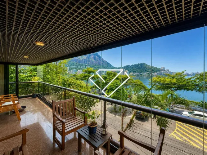 Apartamento com 4 quartos à venda, 216 m² por R$ 4.300.000 - Lagoa - Rio de Janeiro/RJ