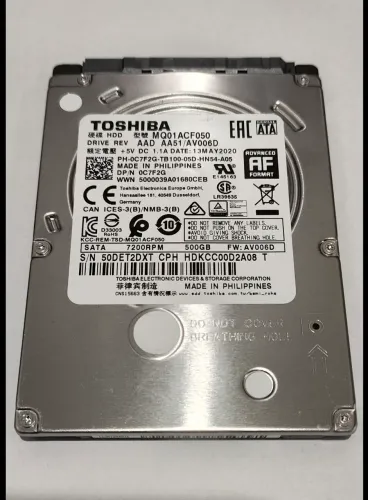 HD 500 GB 2.5 Note ou HD Externo Novo