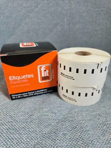 (Kit com 10 Rolos) Etiqueta 30321 Dymo Labelwriter 36cmx89cmx35m (376 etiquetas por rolo)