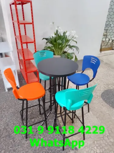 Frete Grátis Bh - Banquetas Altas Temos Todas Cores