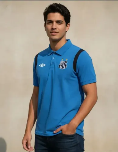 Camisa Polo Umbro Masculina Azul G 