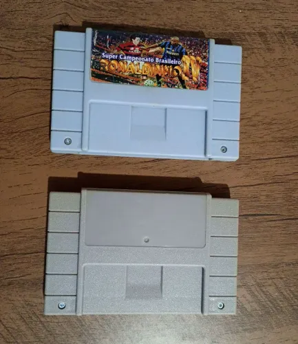 Kit dois cartuchos paralelos super Nintendo
