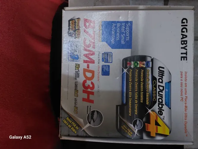 Placa mãe B75M-D3H (Defeito)