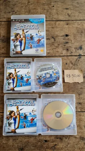 IMPECÁVEL! Jogo Sports Champions - PS3 (Mídia Física + Manual)