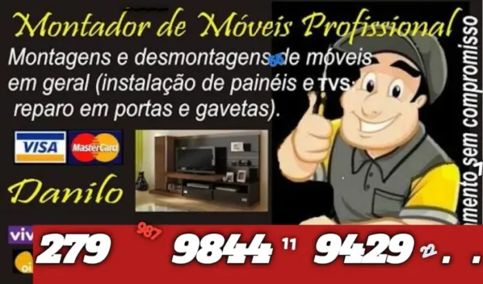 Montador de moveis em grande vitória 