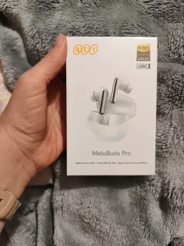 Fone QCY MeloBuds Pro Lacrado - ANC 46dB, Hi-Res, LDAC