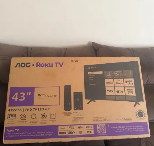 Tv 43 polegadas aberta apenas pra teste