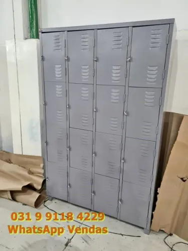 Armário de aço Roupeiro 16 Portas Novo Frete gratis