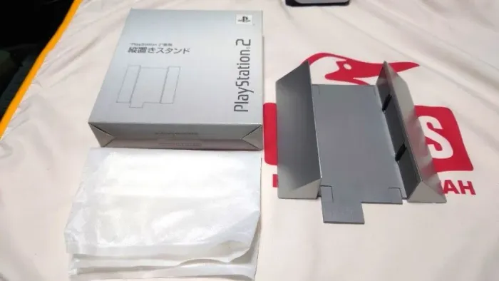 Suporte Vertical PS2 CINZA Original (BASE PS2)