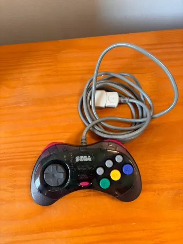 Controle Sega Saturno skeleton original