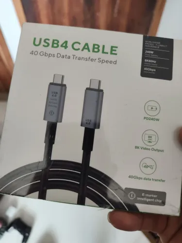 Cabo USB C 240w 8K
