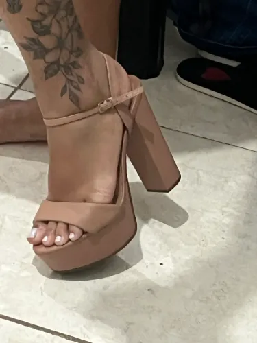 Sandália de salto Vizzano Nude