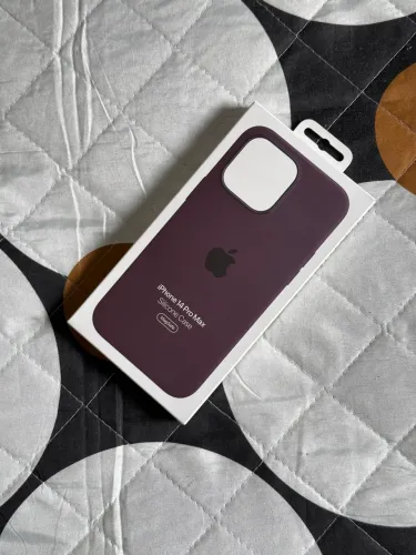 Capa de silicone com MagSafe para iPhone 14 Pro Max - Roxo-silvestre