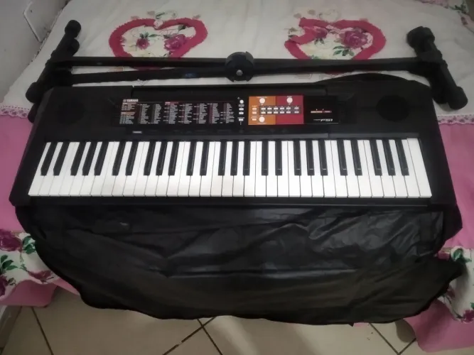 Kit Teclado Yamaha PSR-51 Preto
