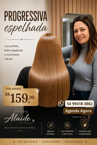 Progressiva Espelhada que cabe no seu bolso!