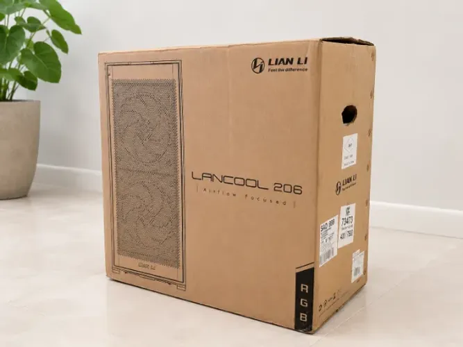 Gabinete Lian Li Lancool 206 Branco com Duas fans de 160mm