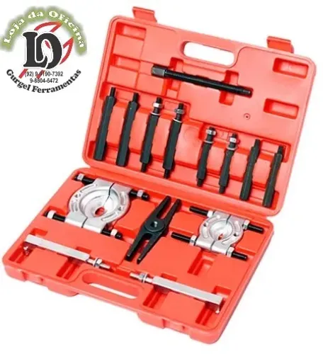 Kit saca / Extrator para Rolamentos 14 Peças e Maleta-MLSAC03