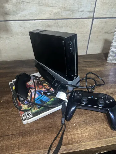 BARBADA Nintendo Wii edition black + 2 Jogos
