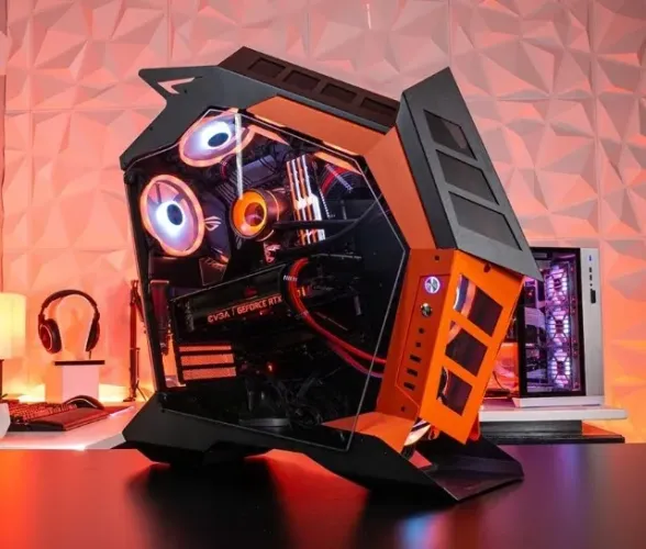 GABINETE AIGO DARKFLASH KNIGHT K1 - SIM ESTÁ DISPONÍVEL