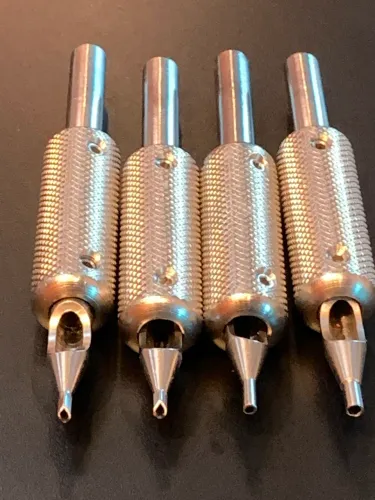 4 Ponteiras aço inox grip 20 mm