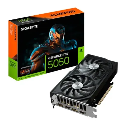 NVIDIA RTX 5050 8gb OC Gigabyte Dual Fan NOVA LACRADA