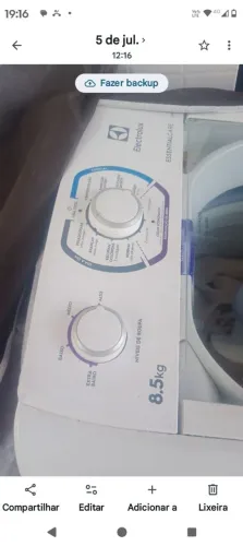 Máquina de lavar eletrolux8kg