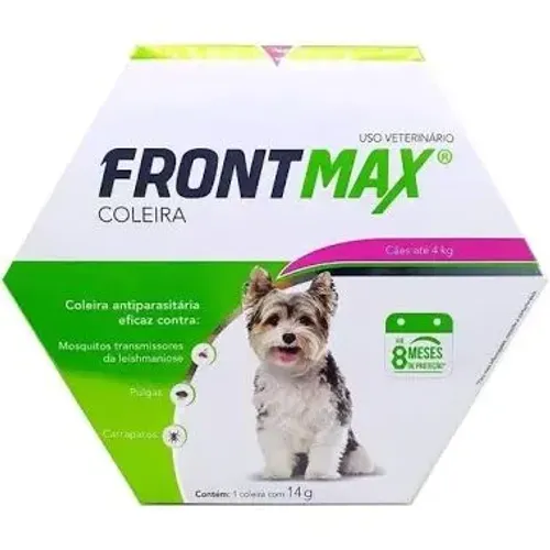 Coleira Frontmax antipulgas 8meses de proteção 