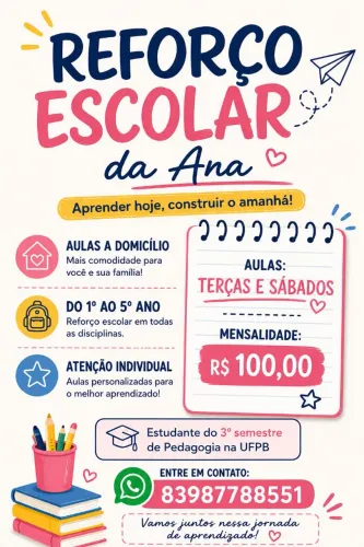 REFORÇO ESCOLAR